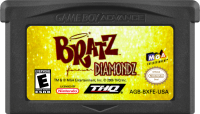 Bratz Forever Diamondz GameBoy Advance US box art